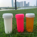 20 Dram Push Down Turn Vial Container Acrylic Plastic Storage Stash Jar Pill Bottle Case Tobacco Box with safety lock